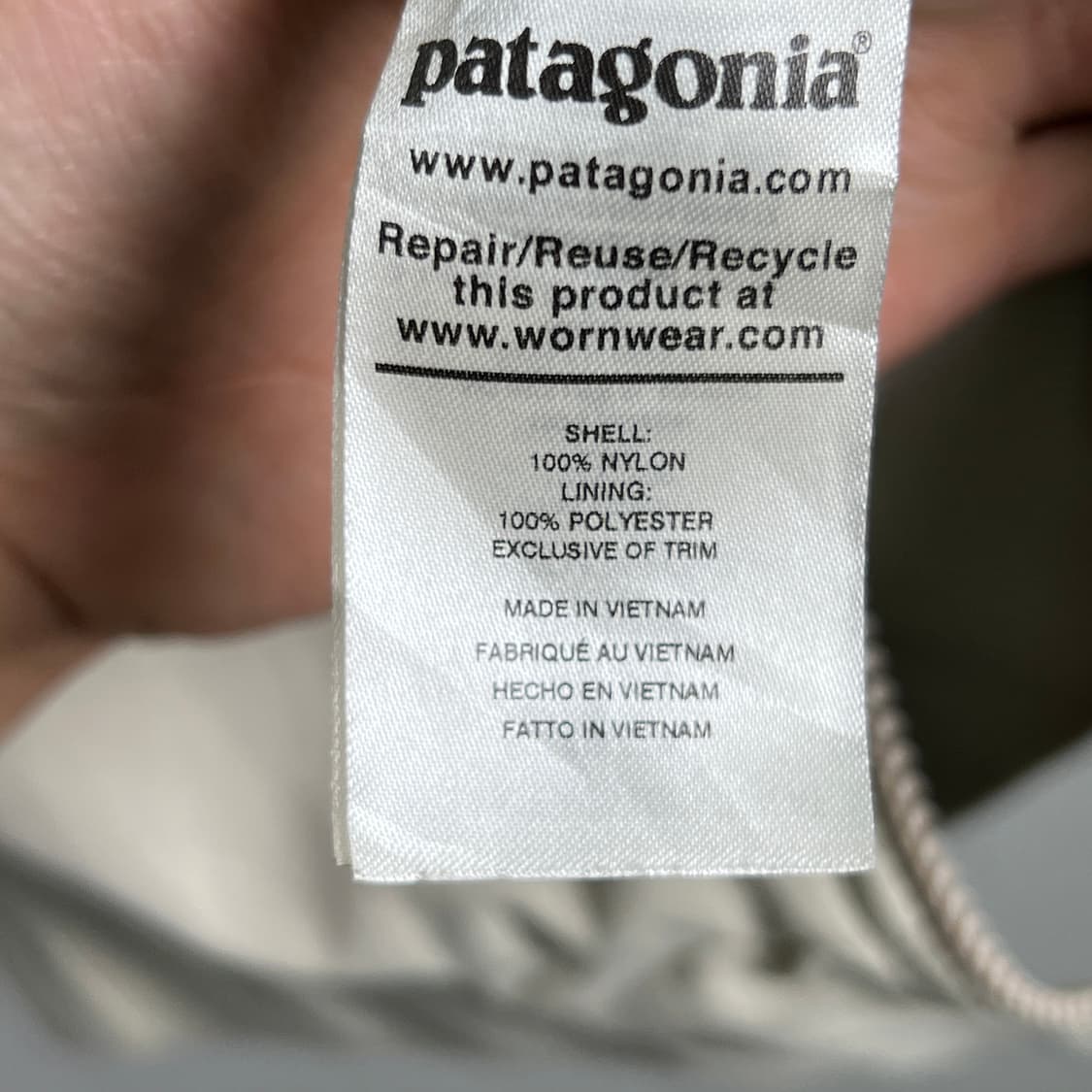 파타고니아 베이지 배기스 자켓 S 상품이미지7