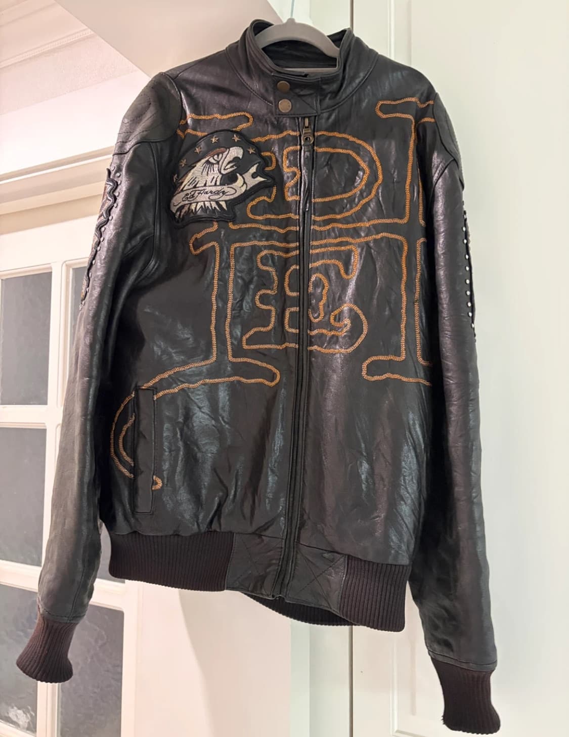 아비렉스 에드하디 콜라보 소가죽 레더 상품이미지2