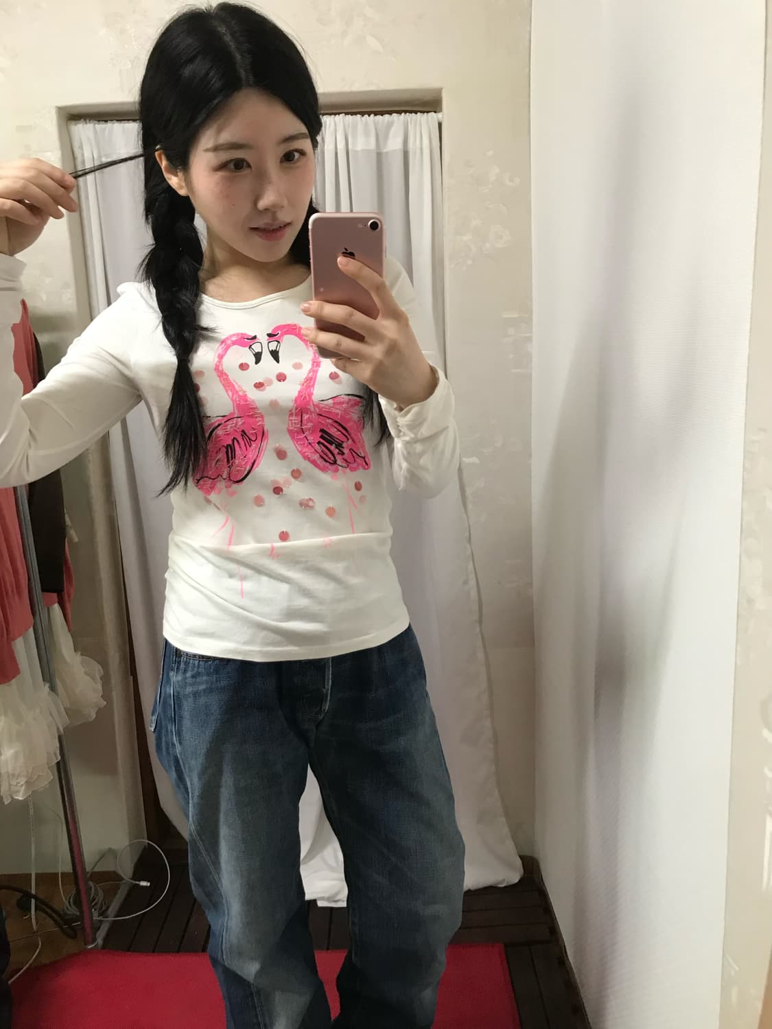 vintage Gap pattern long sleeve T 상품이미지2