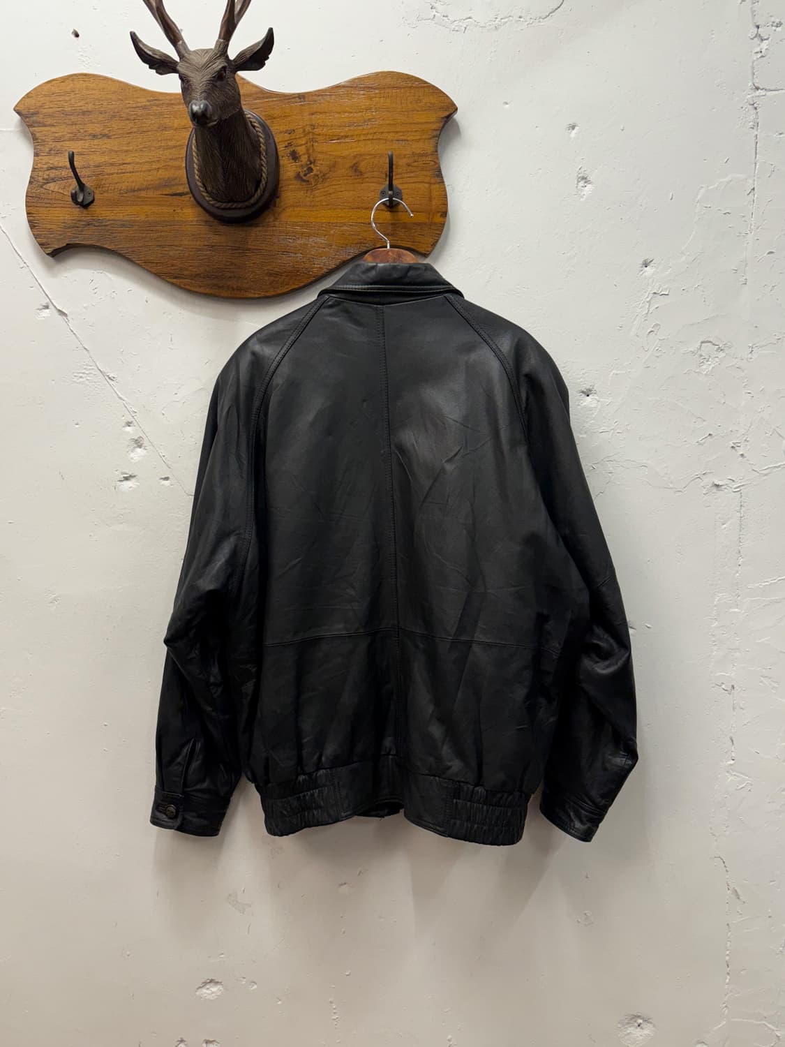 SCANDINAVIA Sheepskin Leather Bomber  상품이미지6