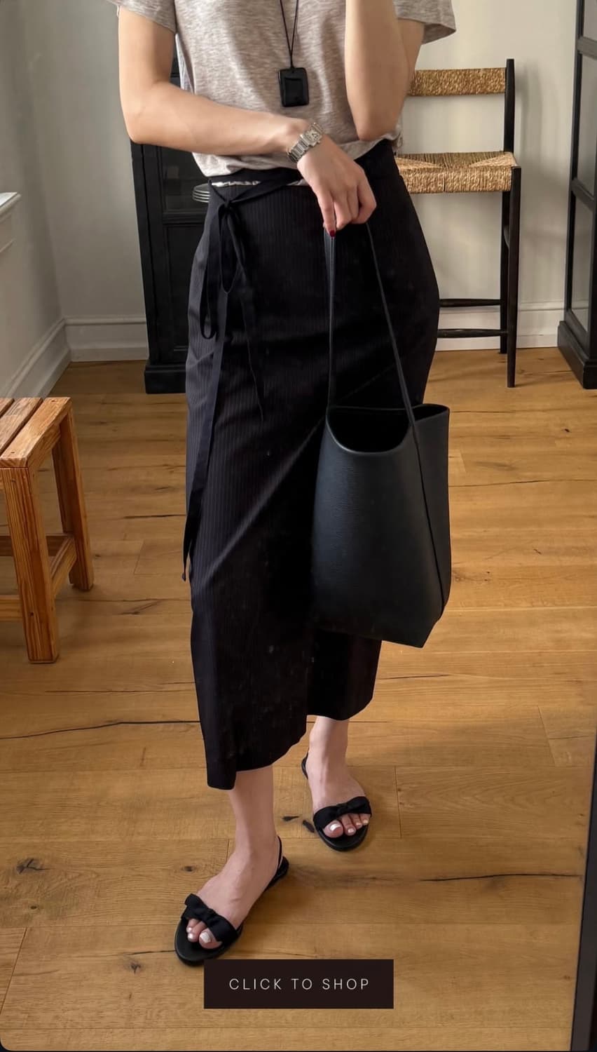 ORE 오어 스트라이프 맥시스커트 상품이미지3