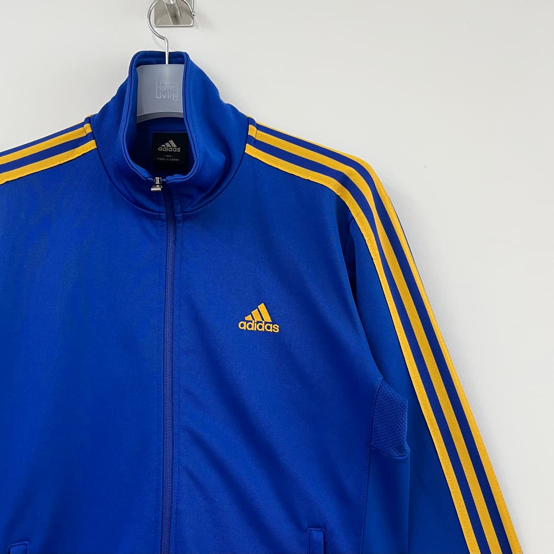아디다스 삼선 블루 옐로우 트랙탑 져지 상품이미지4