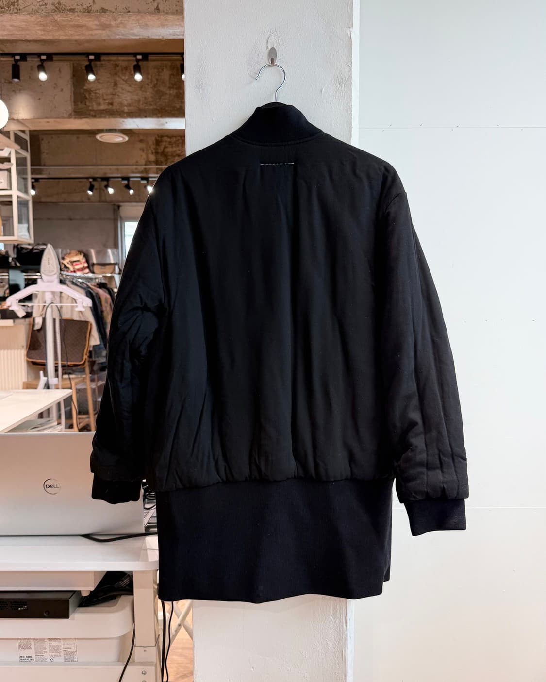 mm6 블랙 리버시블 봄버 자켓  상품이미지7