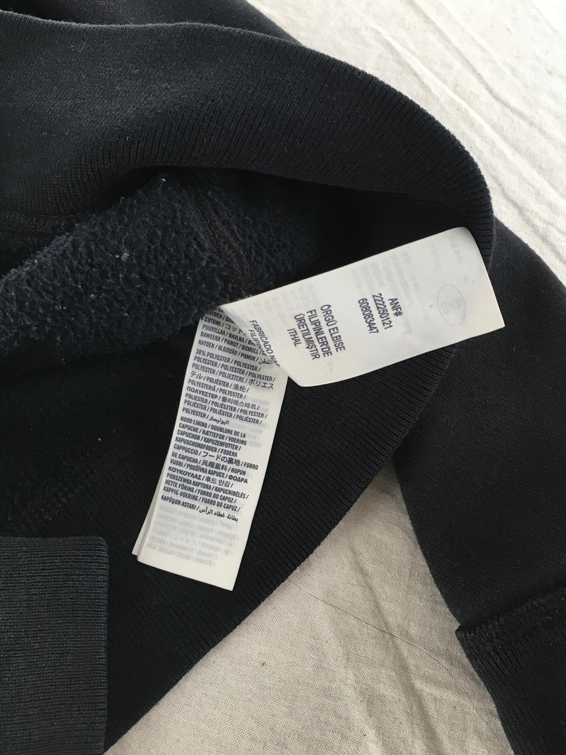 아베크롬비 넘버로고 후드집업 상품이미지5