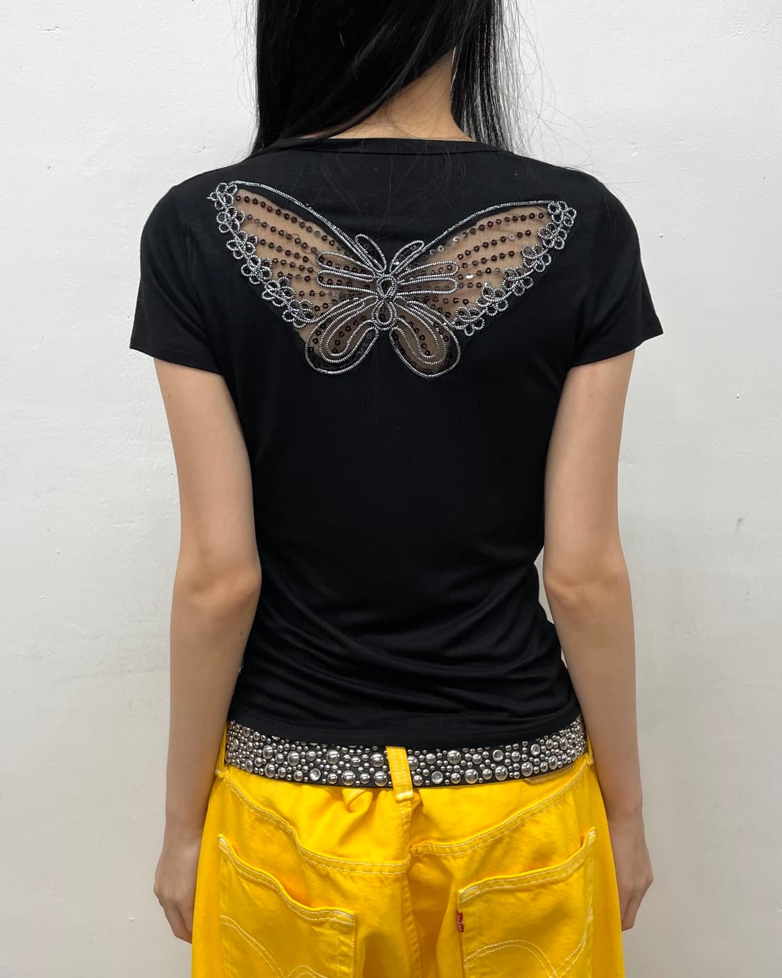 OSQZ Butterfly Cubic Mash T-shirt  상품이미지6