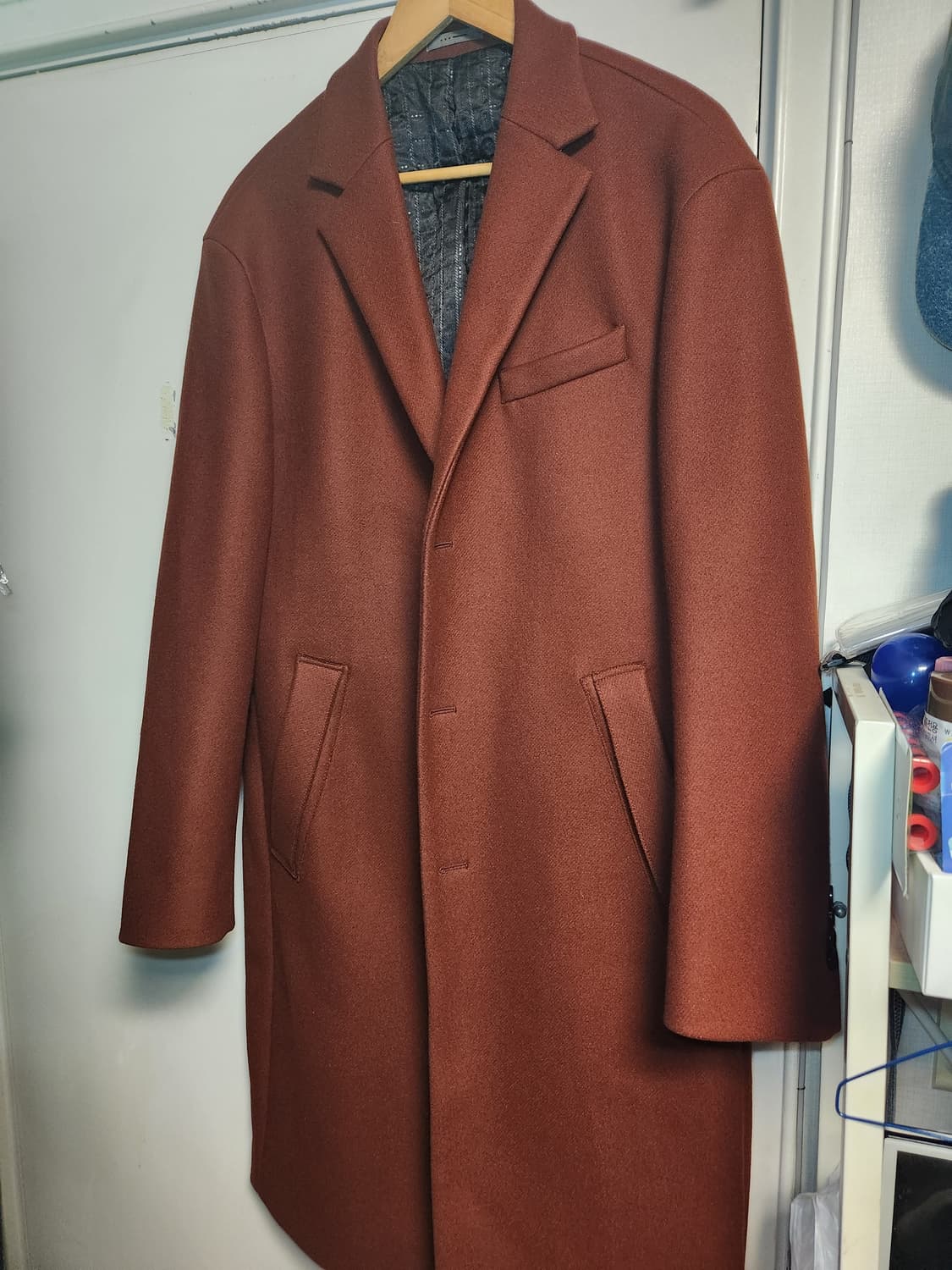 지이크 포르텍스 세미오버핏 롱코트 105 상품이미지1