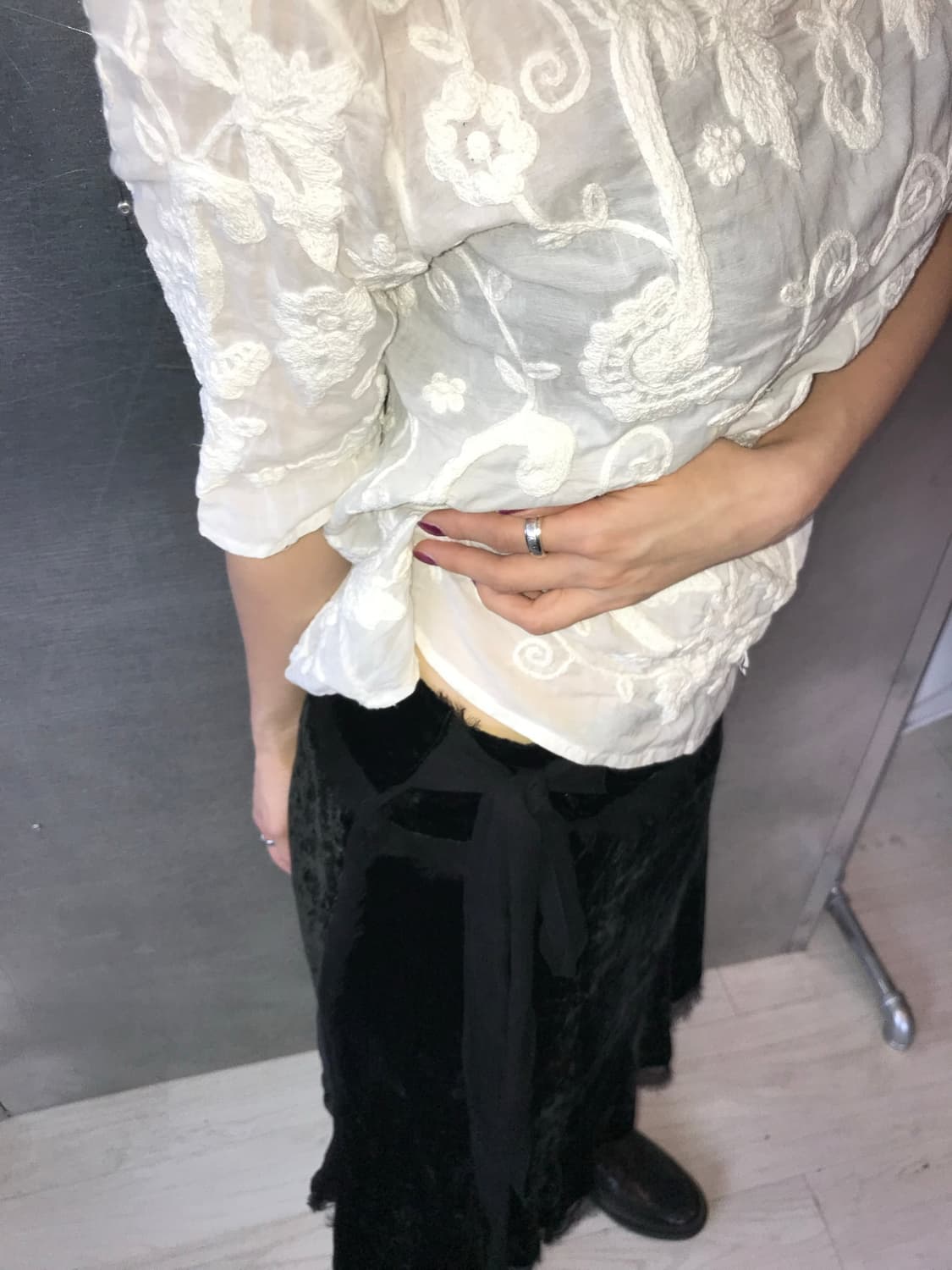 ⊹ Zara Embroidered Tee 상품이미지5