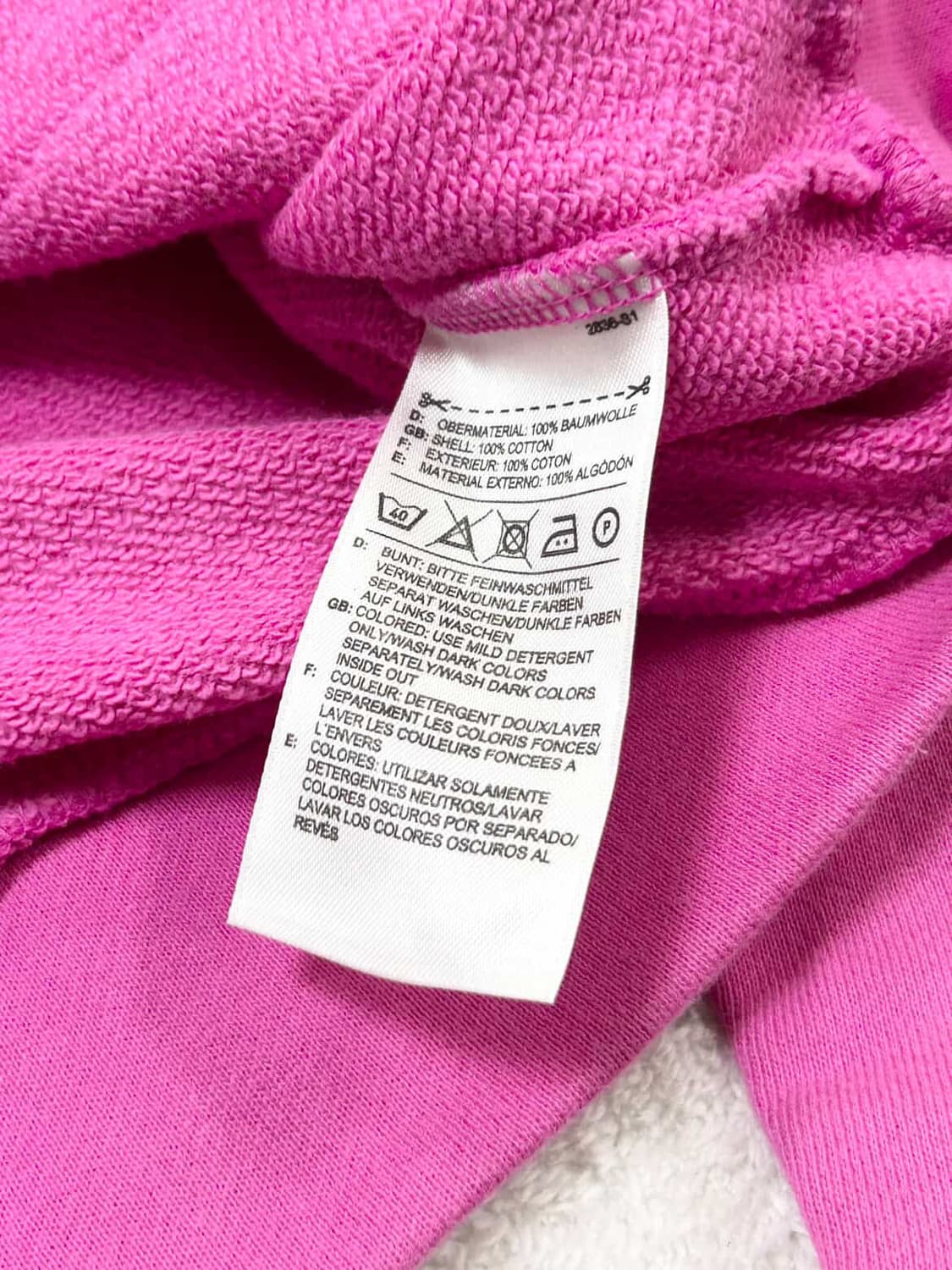 아디다스 자수로고 핑크 삼선 후드집업 상품이미지8