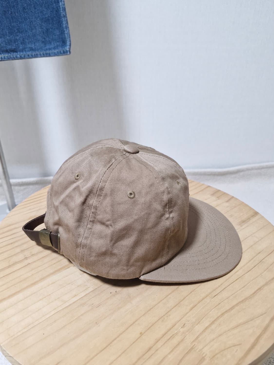 뉴발란스 스트랩백 베이지 볼캡 모자 상품이미지2