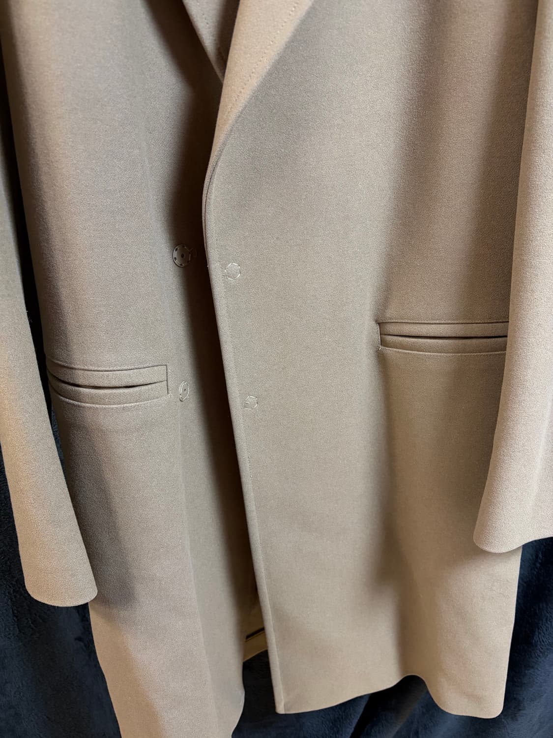 엠포리오 아르마니 베이지 롱코트 54 상품이미지3