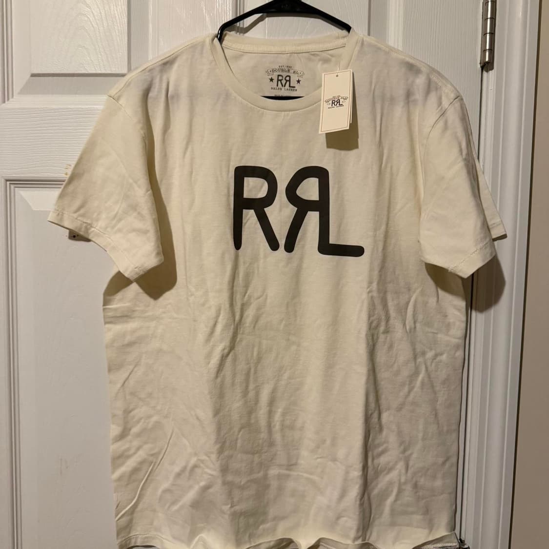 RRL 더블알엘 로고 그래픽 반팔 티셔츠 상품이미지1