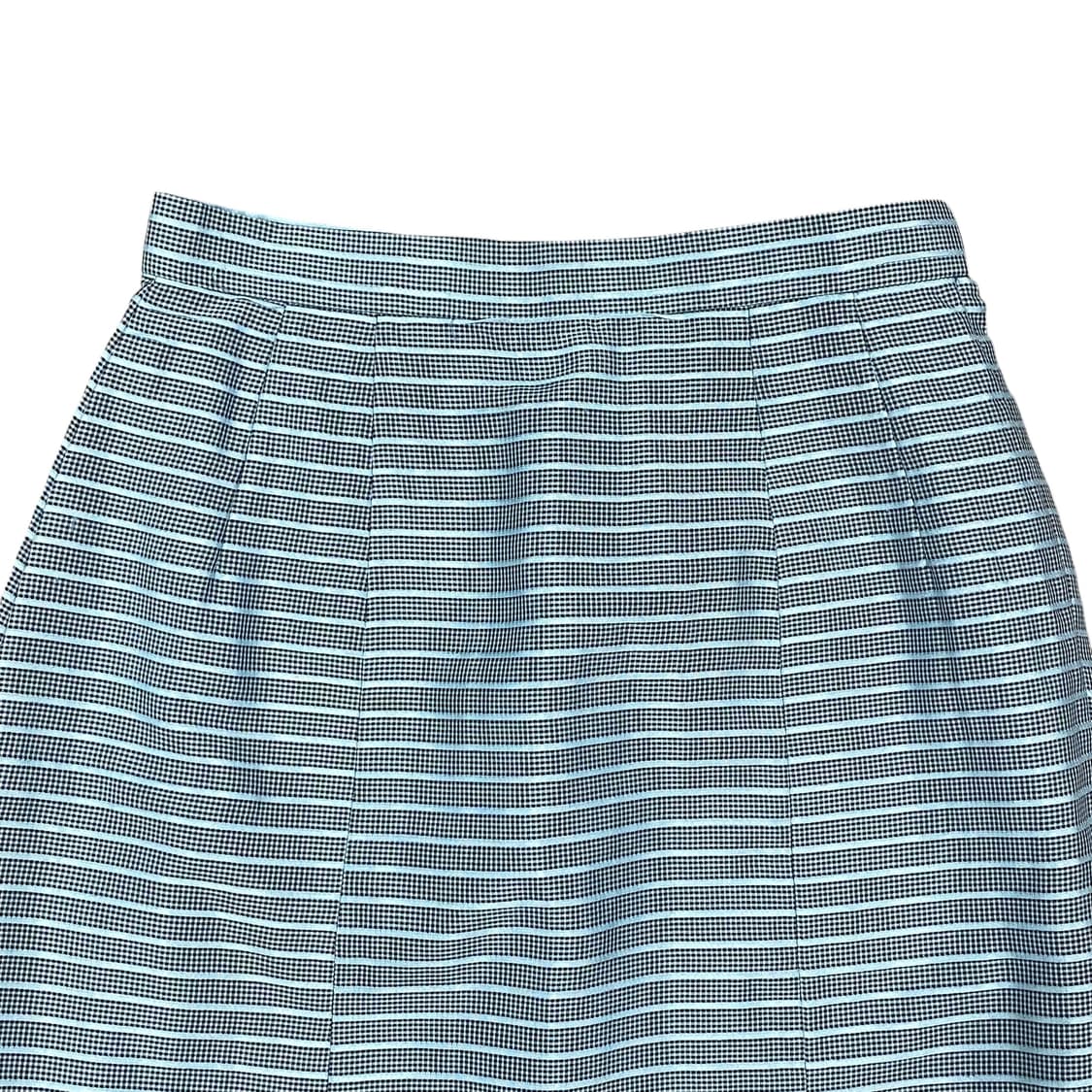 Blue Button Pleats Midi Skirt  상품이미지3