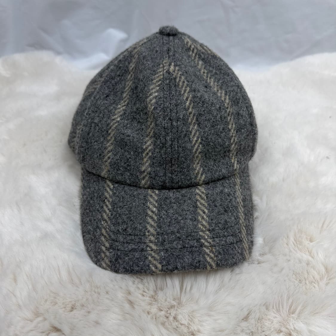 F) 시스템 해링본 울 볼캡 상품이미지2