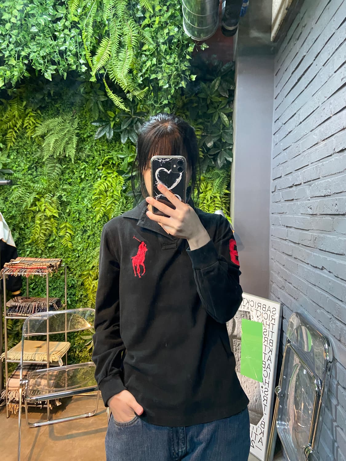 폴로 랄프로렌 빅로고 pk 롱슬리브 상품이미지3