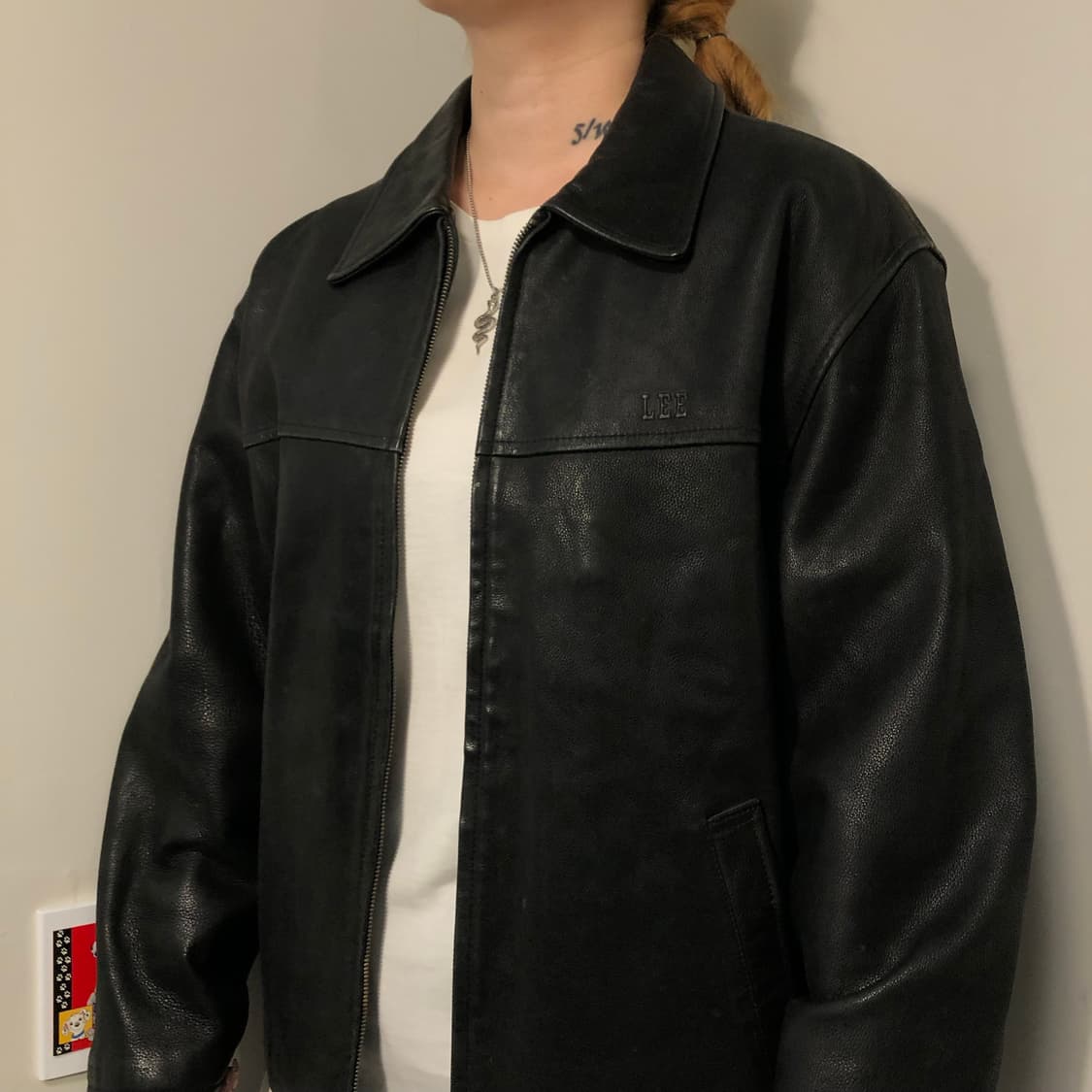 Lee 90’s 소가죽 자켓  상품이미지4
