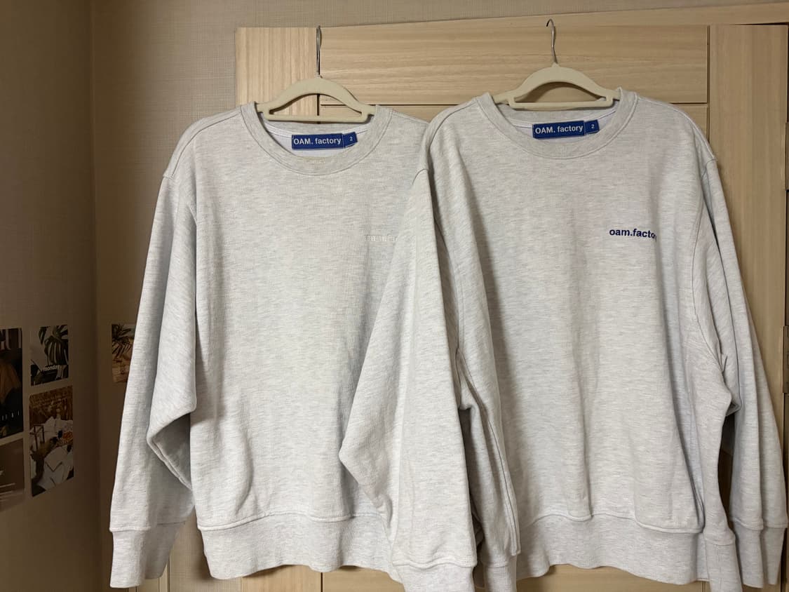 oam factory 맨투맨 2사이즈 상품이미지1