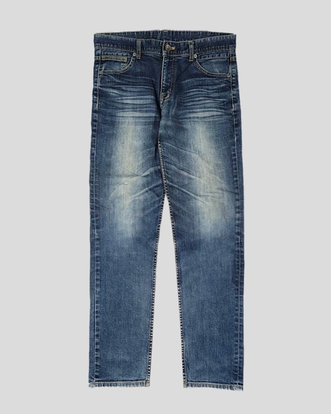 MLB 엠엘비 워싱 스트레이트 중청 데님 34 상품이미지3