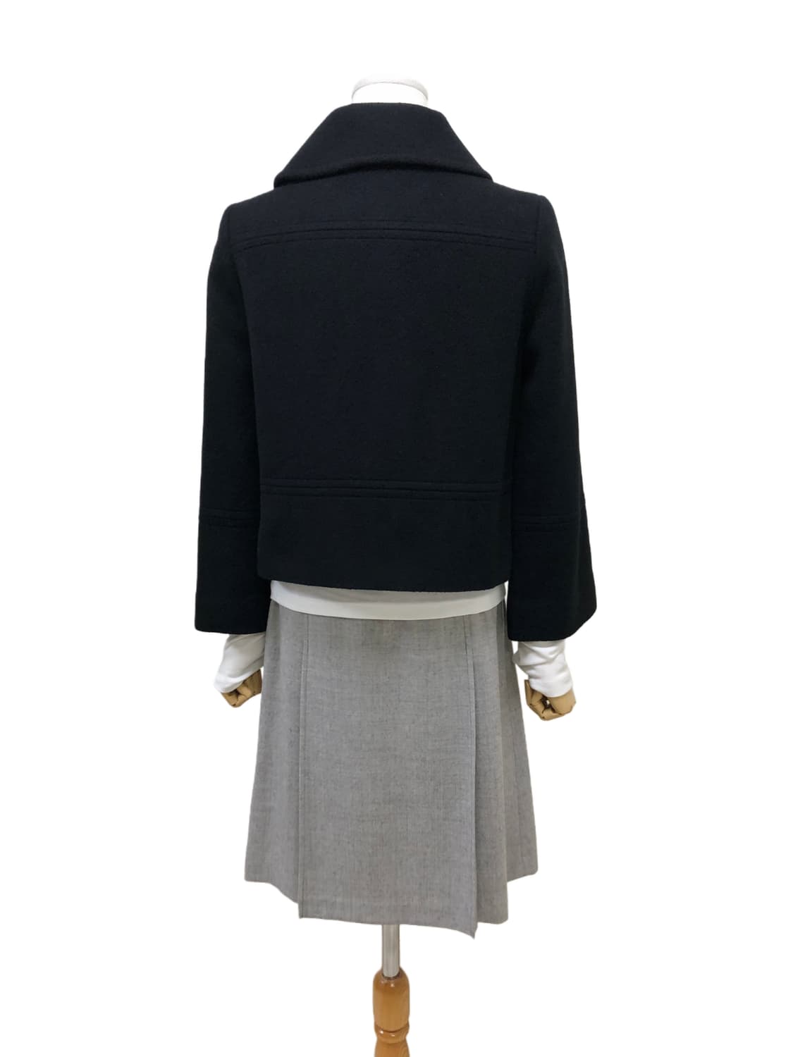 INED 블랙 숏 코트 상품이미지8