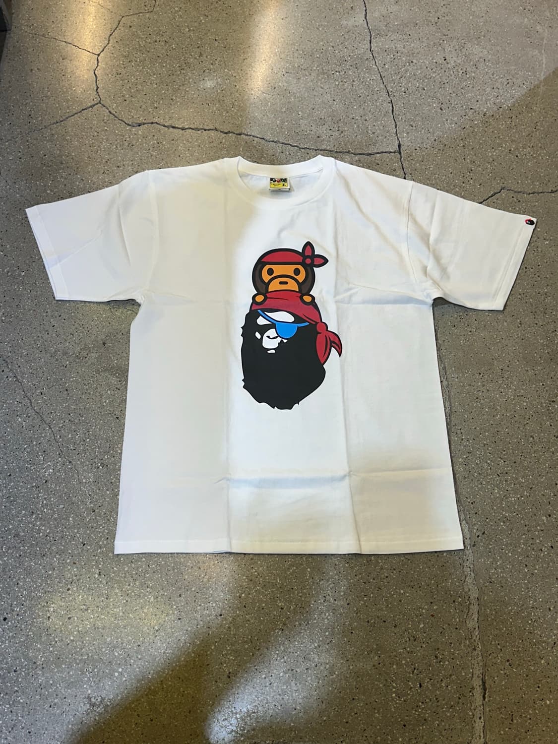 BAPE 베이프 해적사루 마일로 반팔티(새상품) 상품이미지4