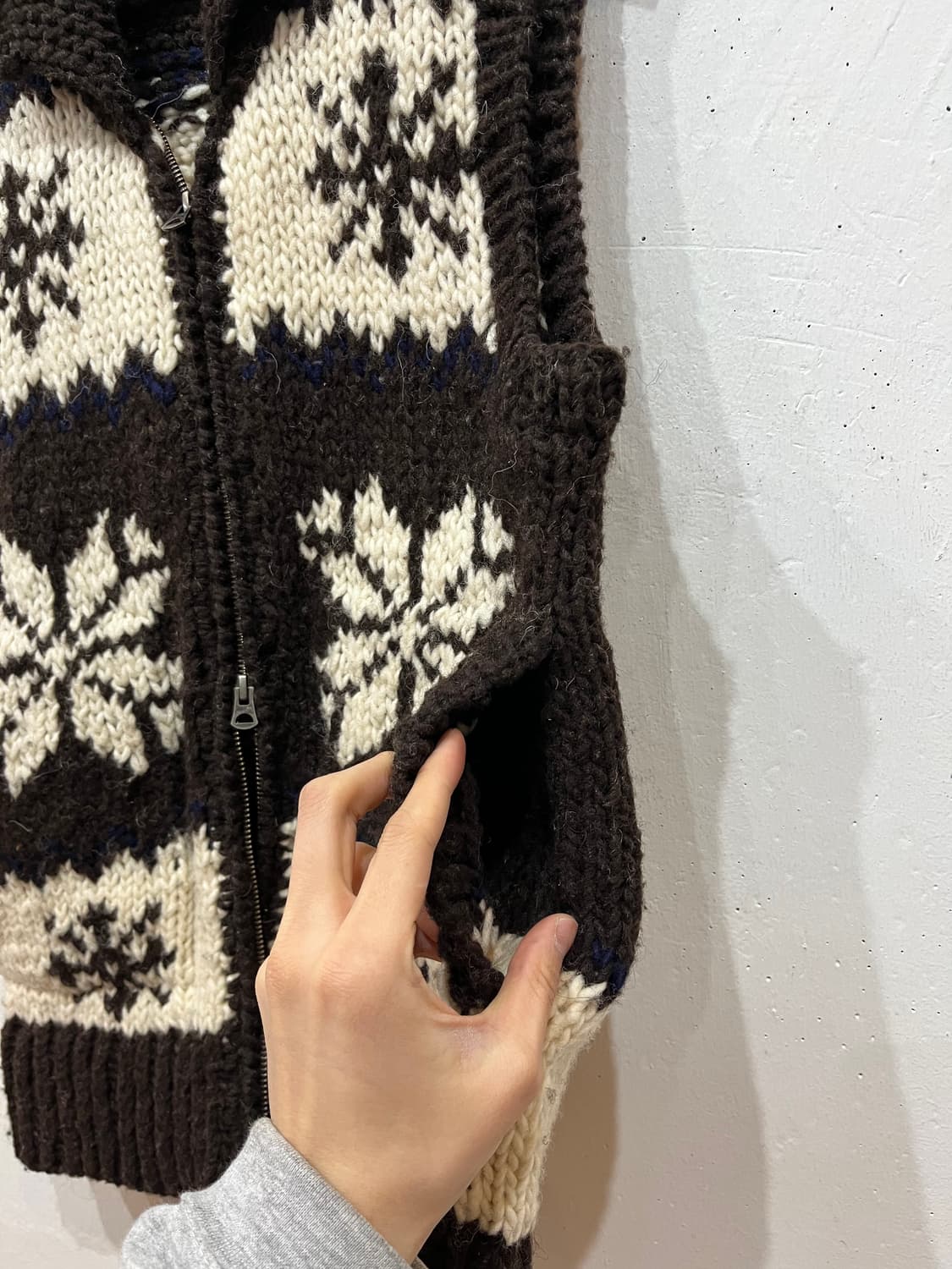 어반리서치 노르딕 코위찬 집업 베스트 상품이미지4