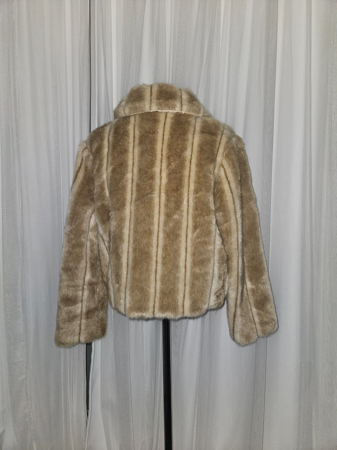 loing 히메갸루 호피 퍼 자켓 상품이미지2