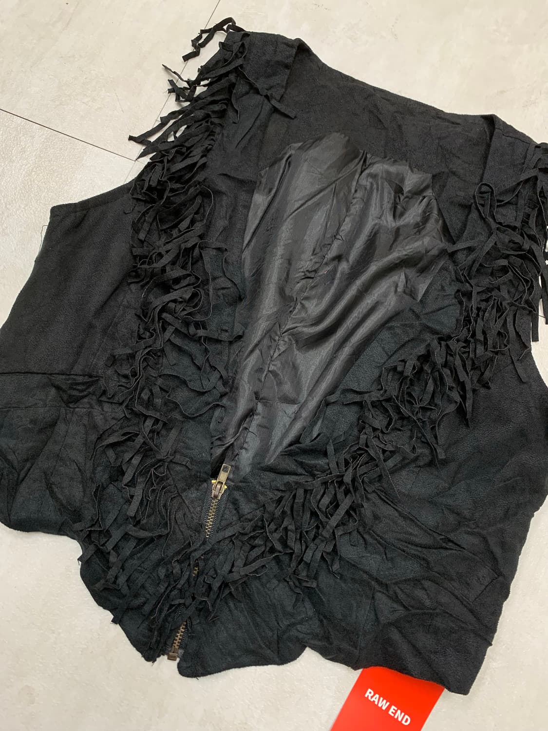 블랙 스웨이드 웨스턴 베스트 #512 상품이미지2