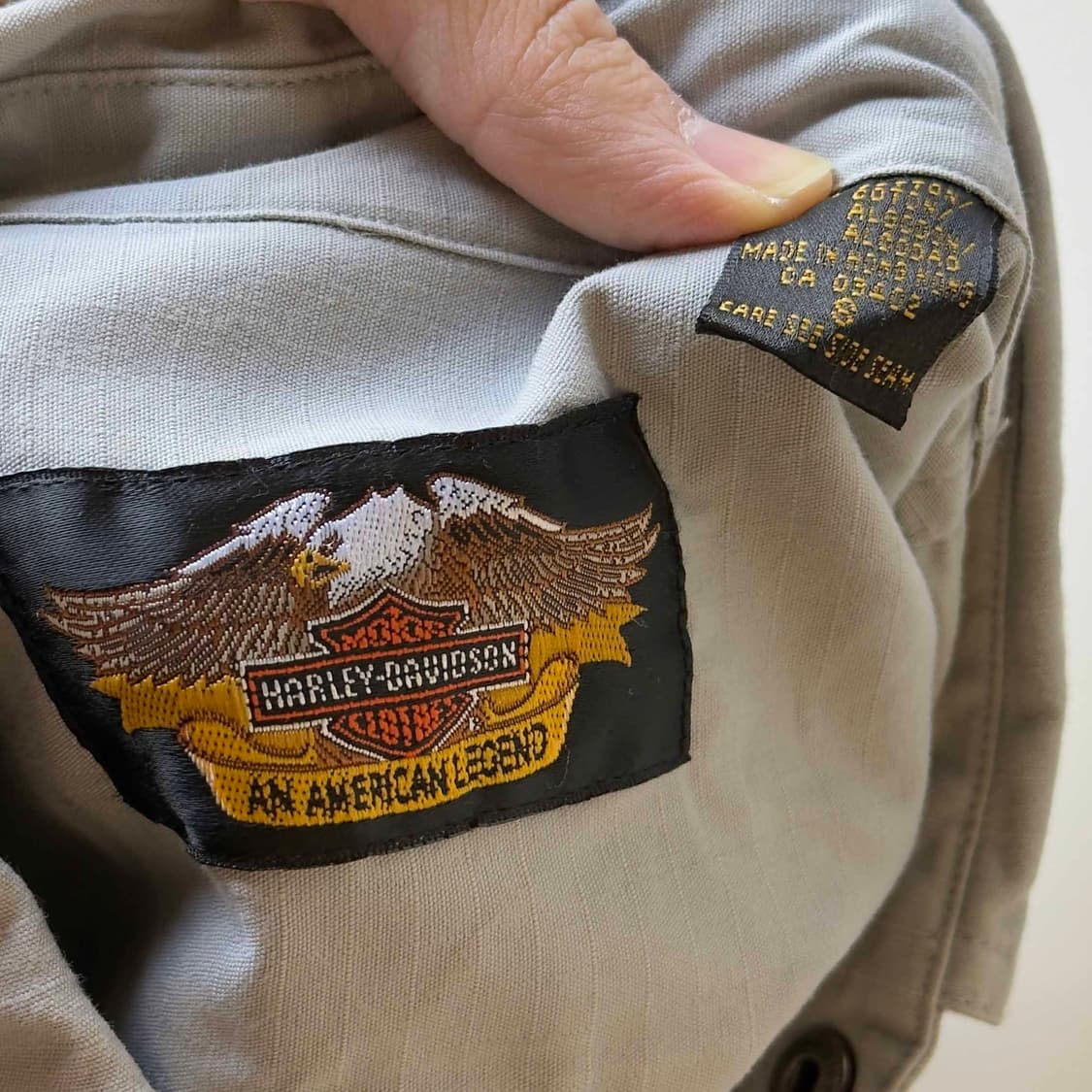 할리데이비슨 투 포켓 긴팔 셔츠 상품이미지4