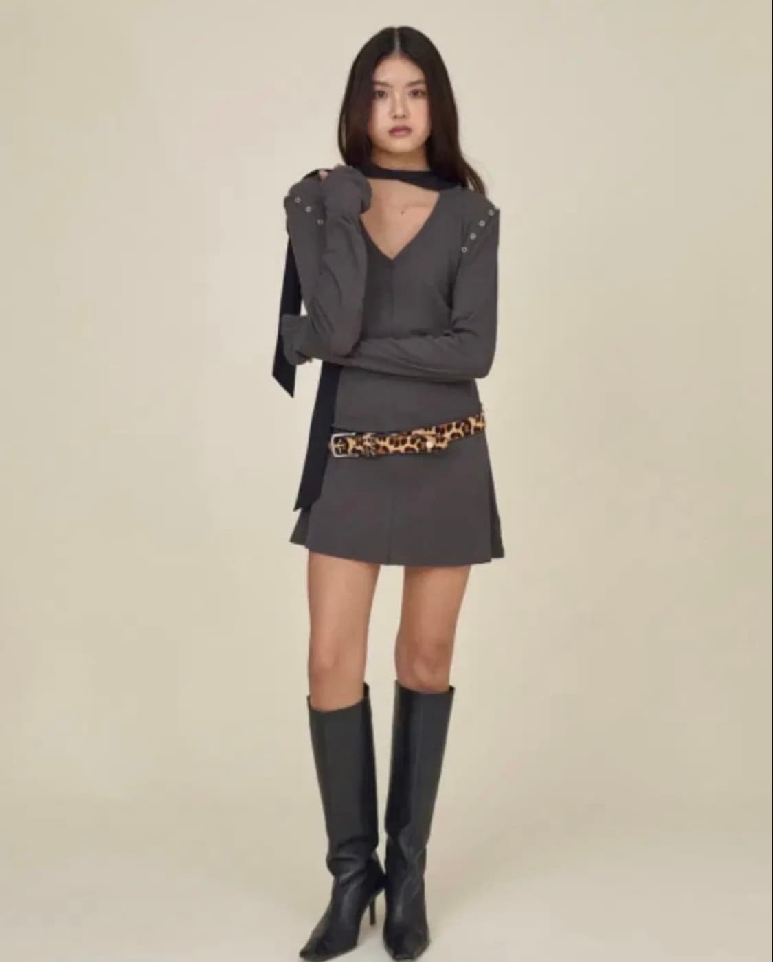 글로니 레이어 후디 드레스 Layer Luv Hoodie Dress m 상품이미지2