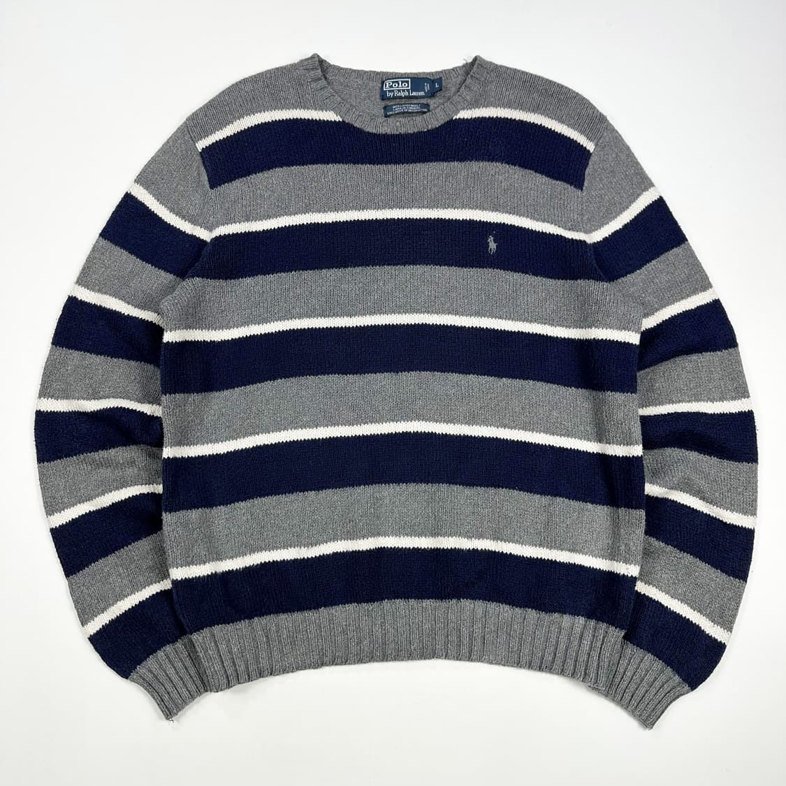 폴로 랄프로렌 올드 아카이브 스트라이프 니트 L 상품이미지1