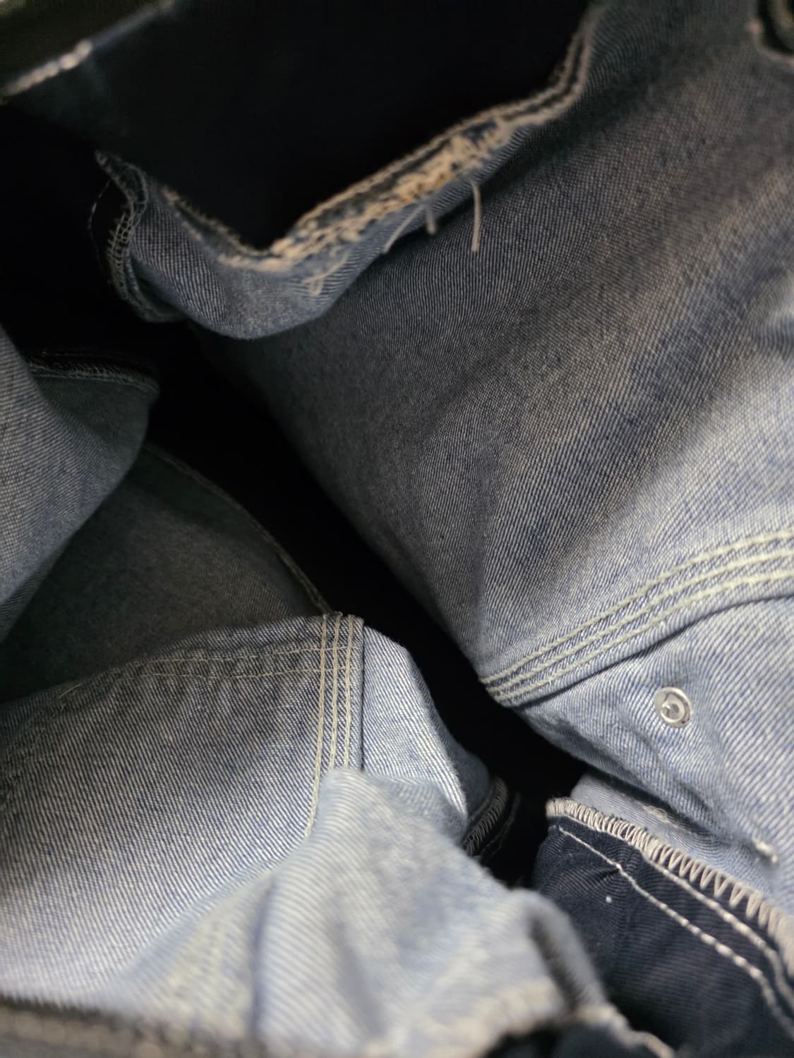 빈티지 커스텀 칼하트 데님 크로스백 상품이미지3