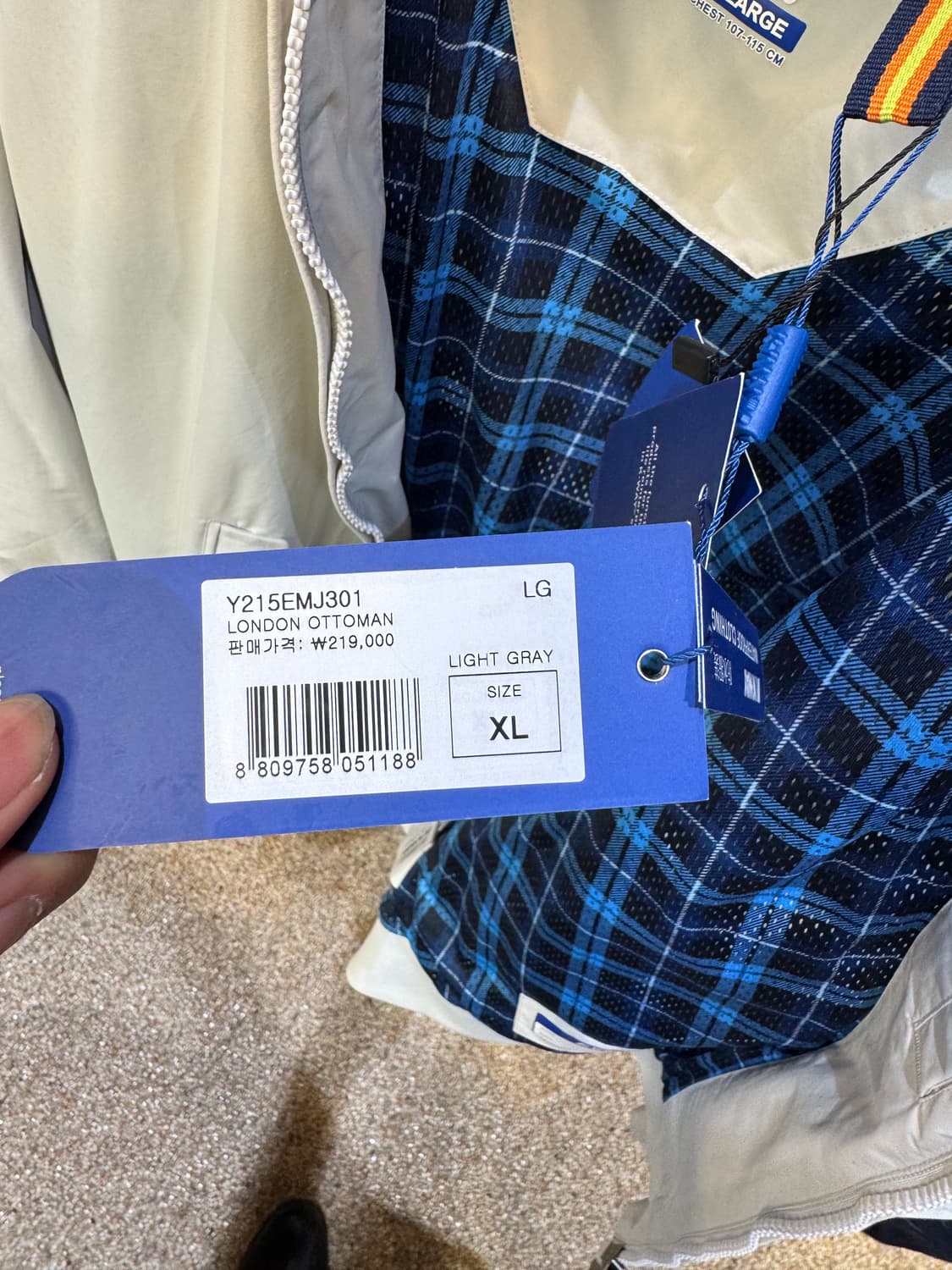 K way 바람막이 자켓 상품이미지5