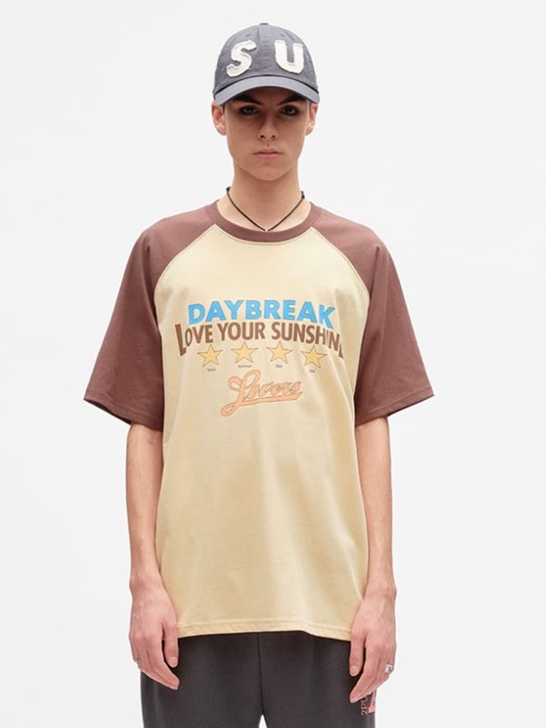 썬러브 SUNLOVE 반팔티 옐로우 SIZE L 상품이미지2