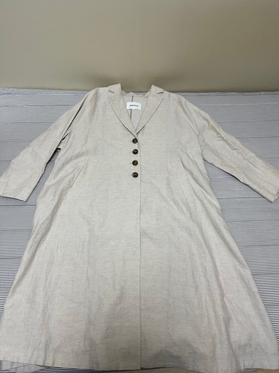 엔폴드 피쉬테일 롱 자켓 상품이미지1