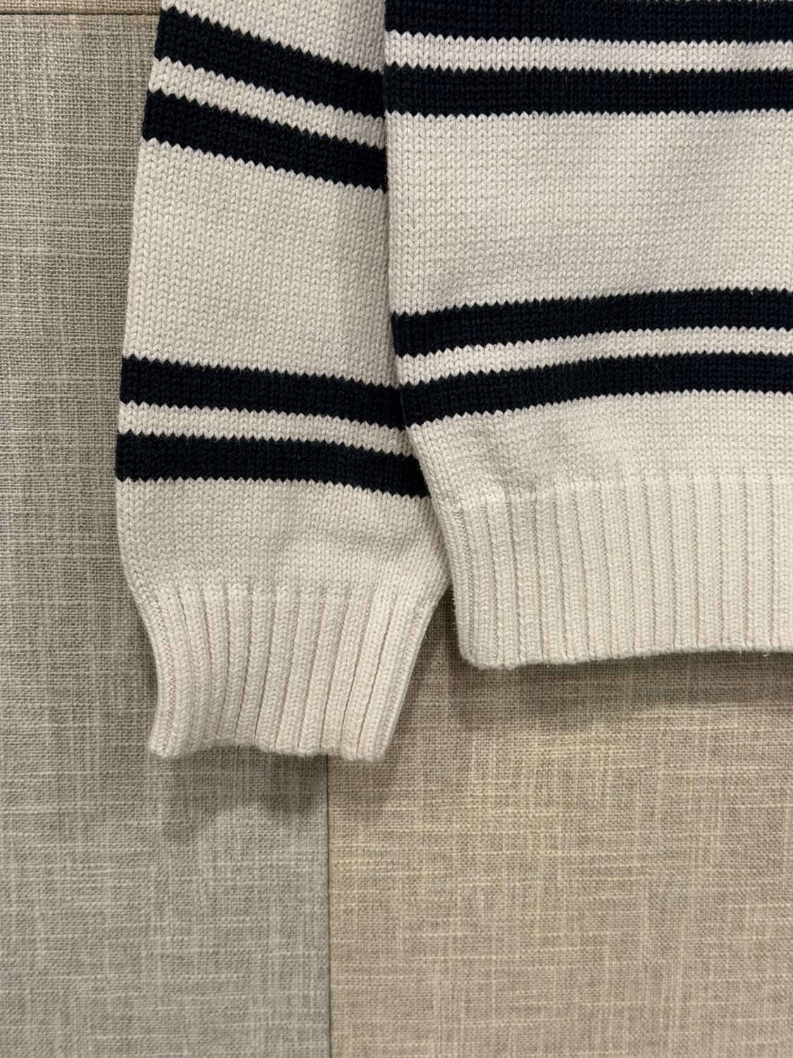 타미힐피거 90's 단가라니트 XL 화이트 상품이미지4