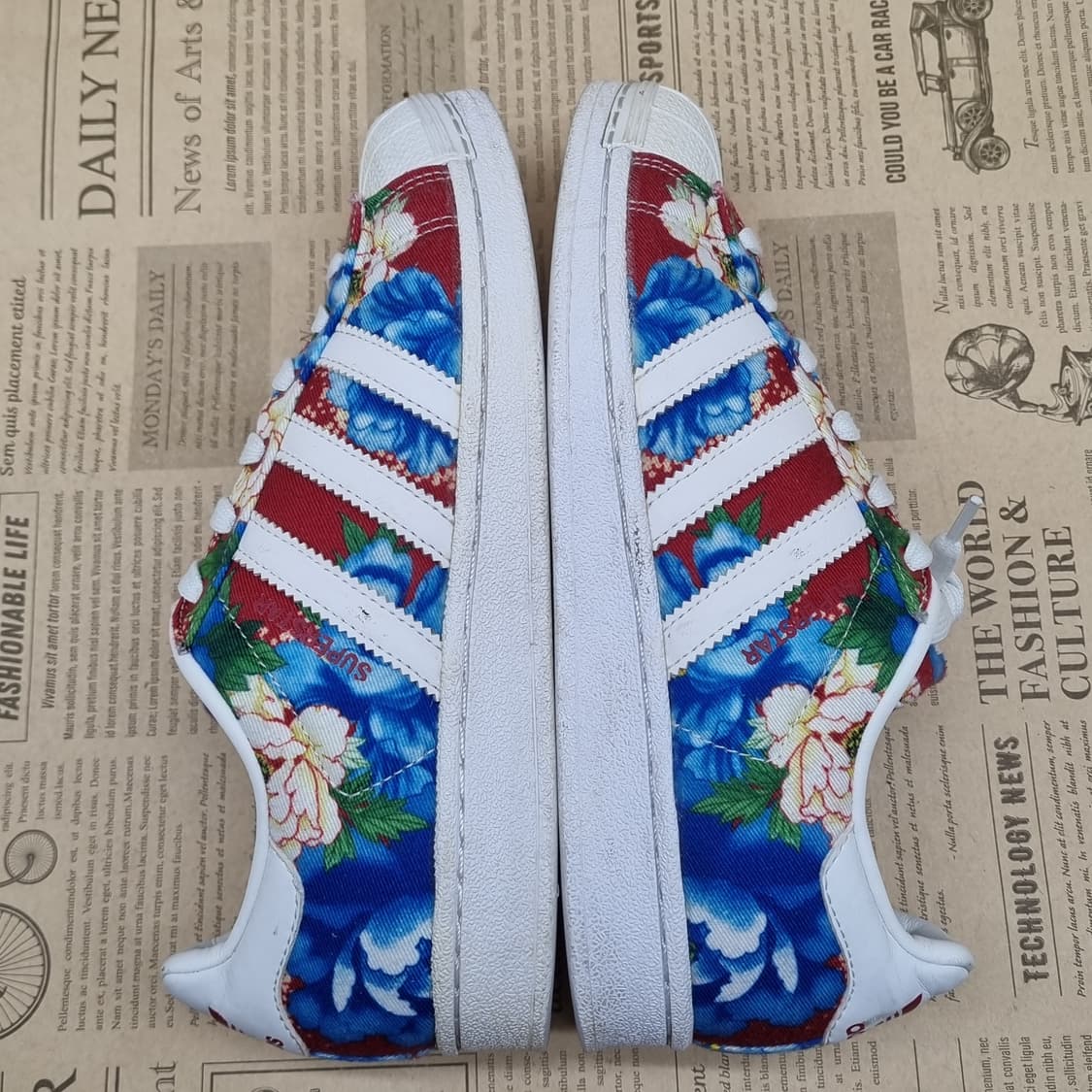 아디다스 슈퍼스타 플라워 여성스니커즈230 상품이미지5