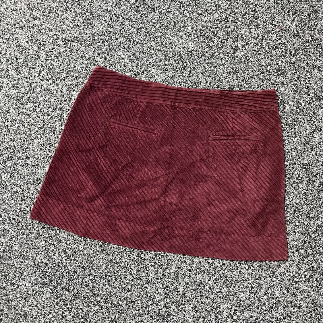얼진 빈티지 코듀로이 짧치 미니스커트 레이어드 상품이미지3