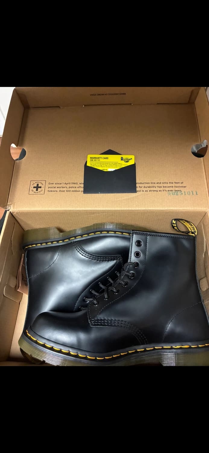 닥터마틴 1460 스무스 블랙 7사이즈(260) 상품이미지5