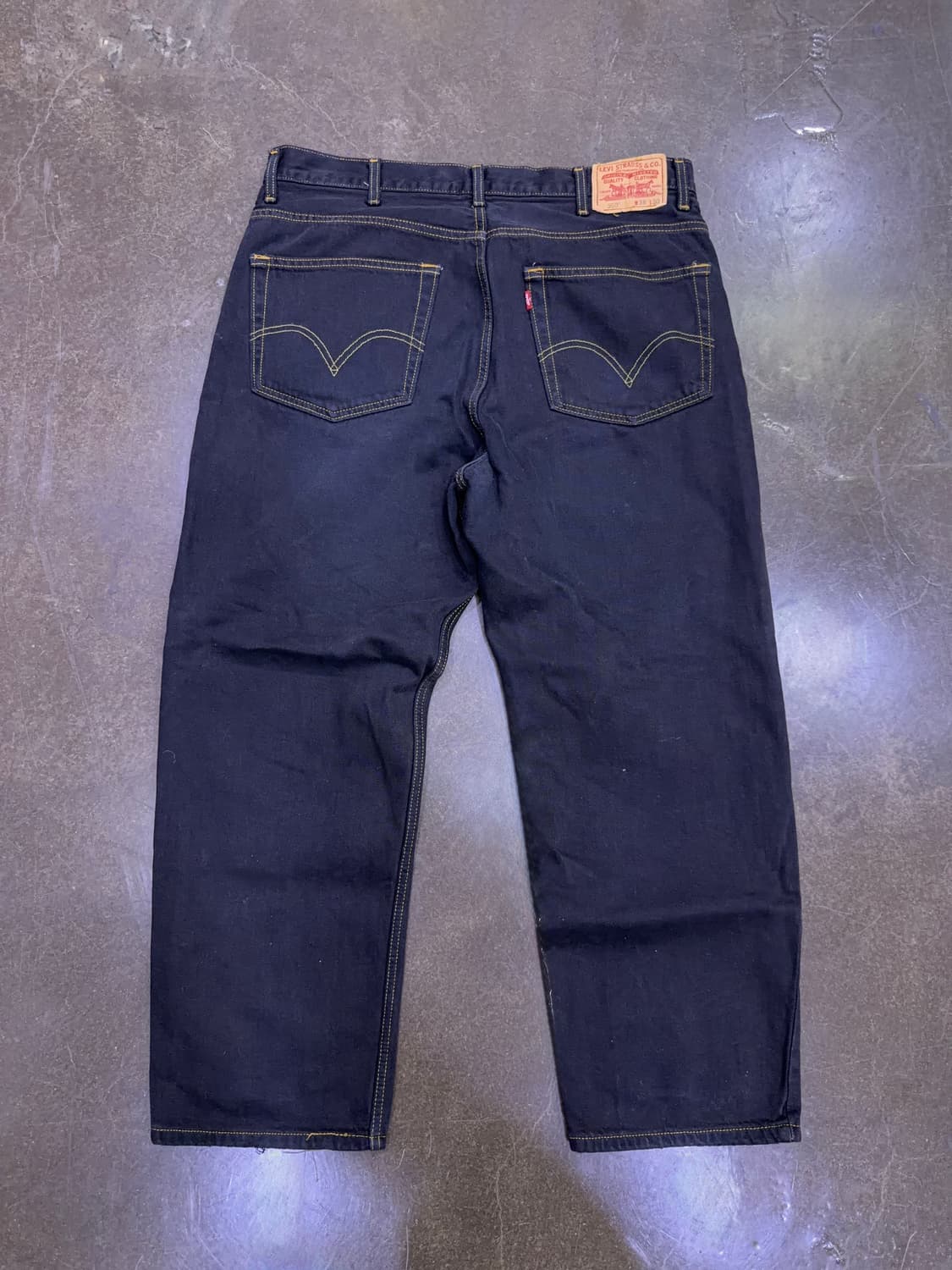 리바이스 550 레귤러 릴렉스핏 00's 블랙진 데님팬츠 38 상품이미지2