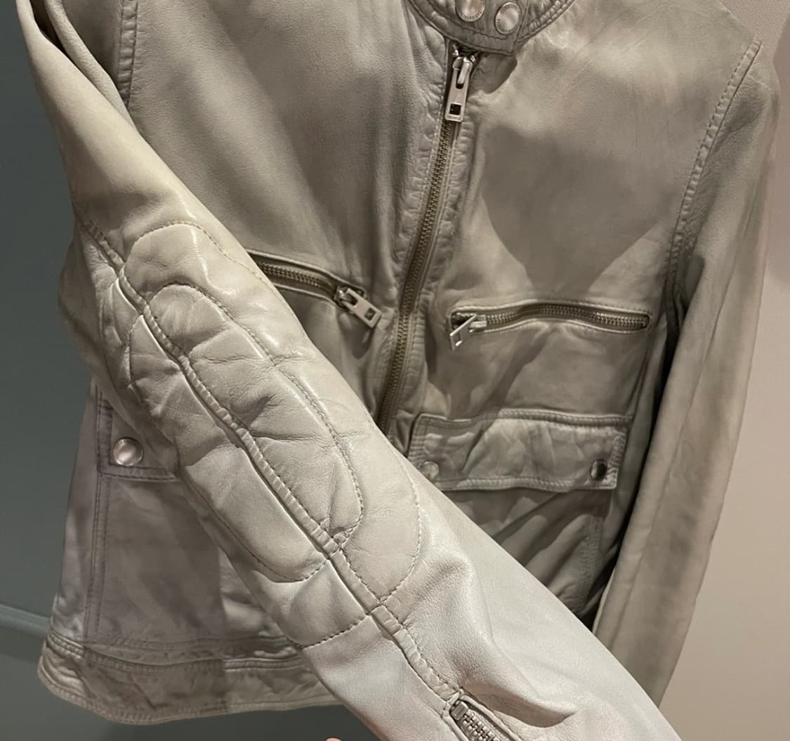 Zadig & Voltaire 자딕앤볼테르 레더자켓 그레이민트 상품이미지6