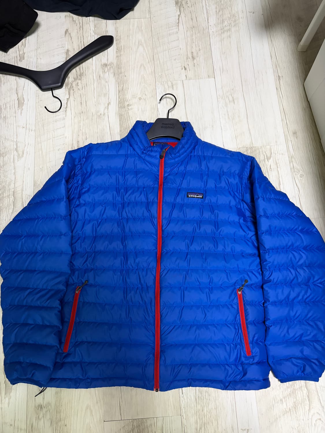 [L] 빈티지 파타고니아 다운 스웨터 남성용 블루 상품이미지1