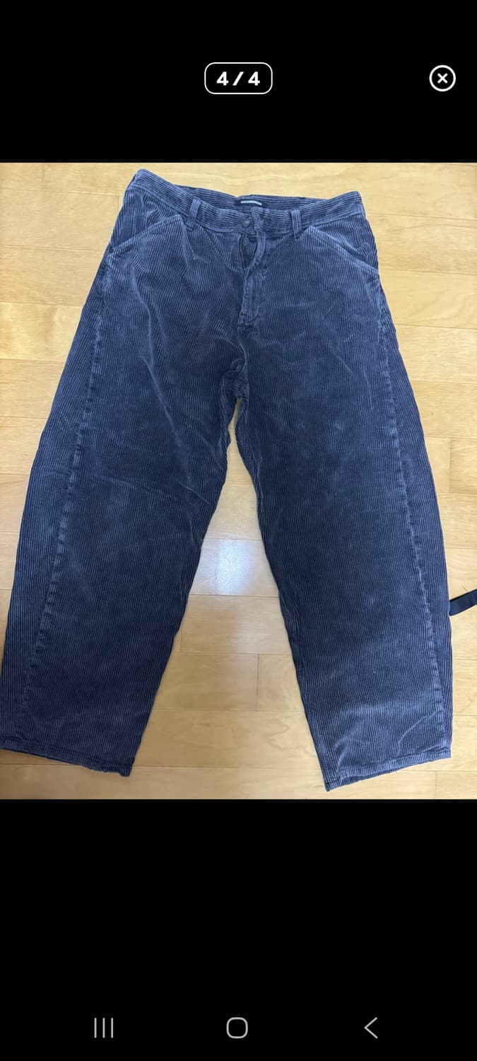 해칭룸 커브진 코듀로이 팬츠 차콜 3 상품이미지2