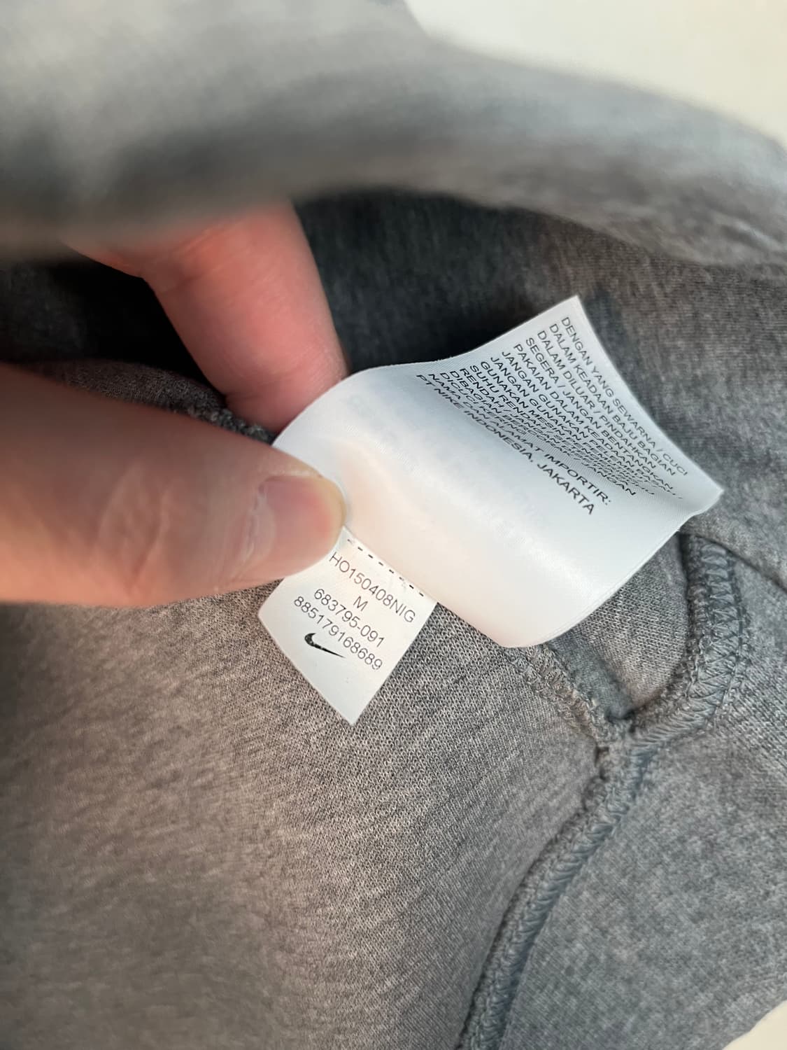 나이키 테크팩 후드집업 그레이 [M] 상품이미지6