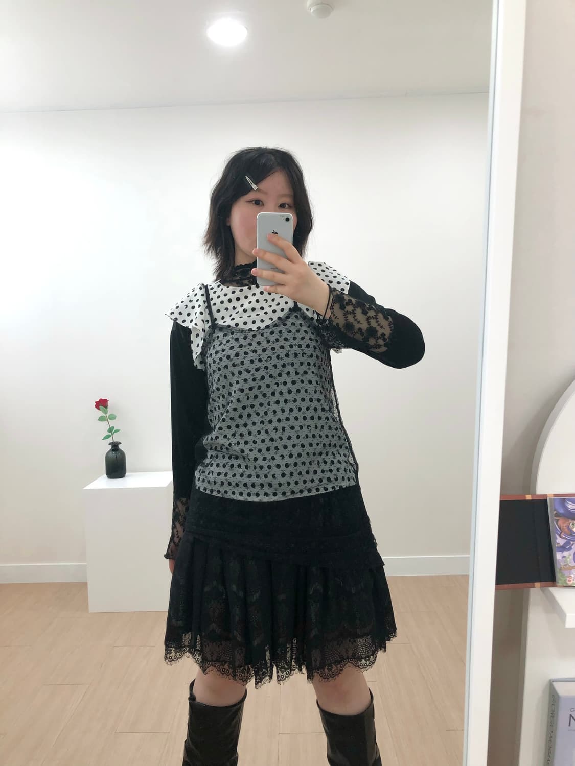 도쿄st 도트 블랙 & 화이트코디 상품이미지1