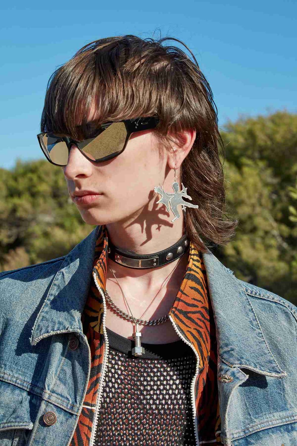 [NCT 태용님 착용] 셀린느 22ss 타이거 프린트 트랙 자켓 상품이미지3