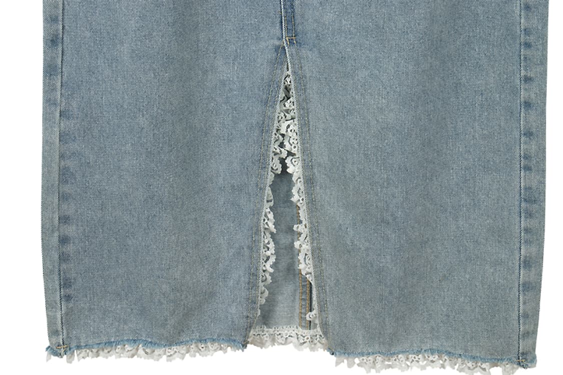 TWO H 데님프릴스커트(XS)  상품이미지5