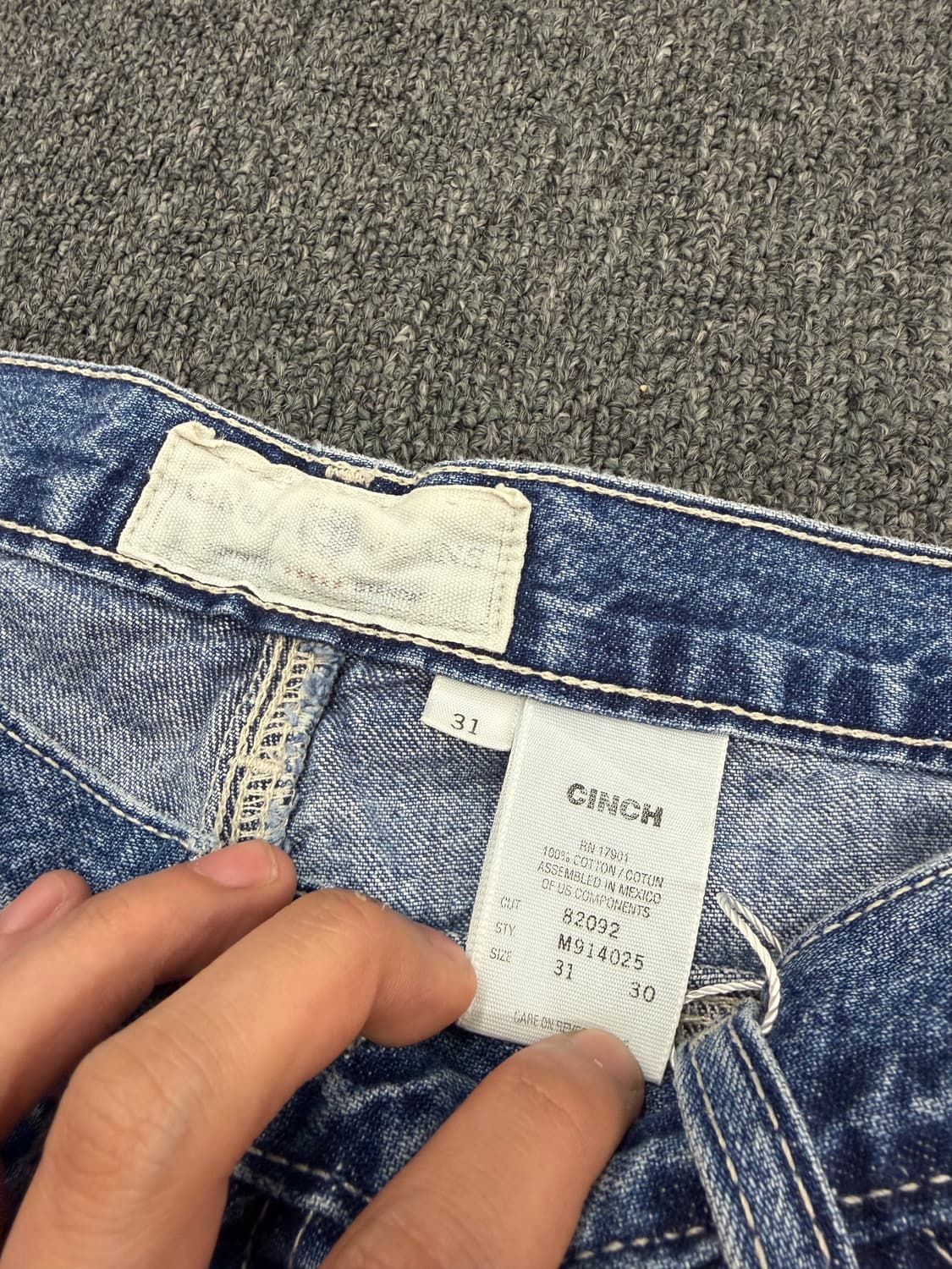 31) cinch 빈티지 카펜터 버뮤다 쇼츠 상품이미지3