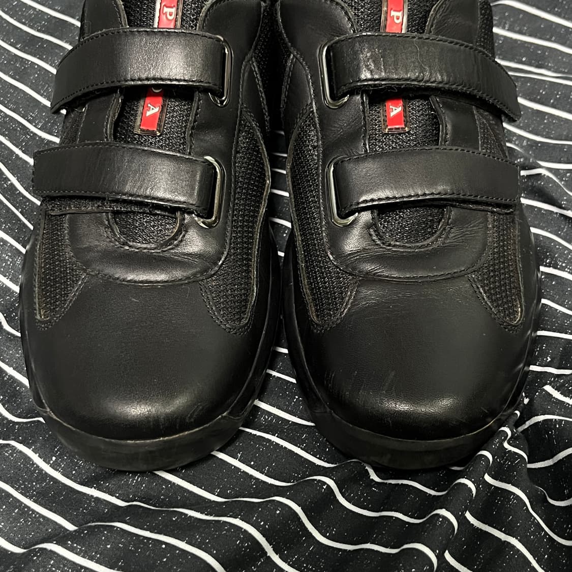 프라다 아메리카컵 블랙무광 벨크로 UK8 270-275 상품이미지2