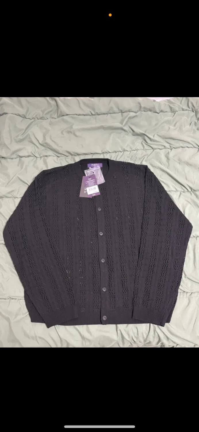 비슬로우 퍼플 가디건 XL 상품이미지1