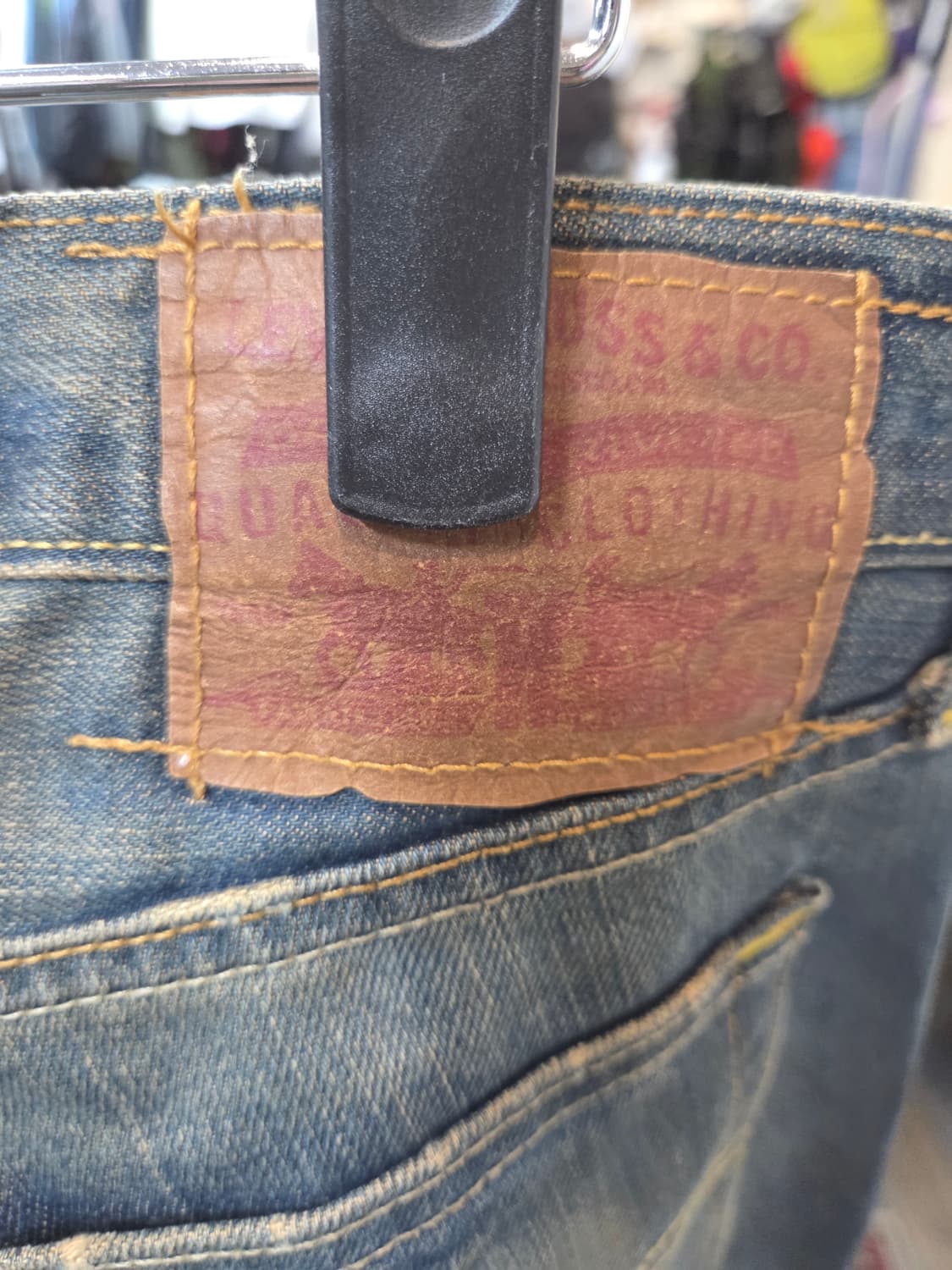 리바이스 527 빈티지 로우 부츠컷 데님팬츠 34 상품이미지3