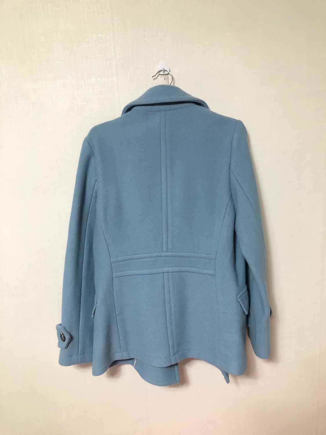 Sky Blue Half Coat 상품이미지5